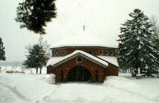 カトリック当別聖リタ教会（冬）